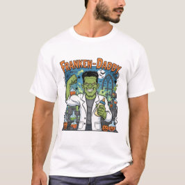 Camiseta de Halloween Franken-Papai para Pais