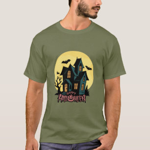 Camiseta de Halloween Luar Assombrado