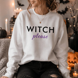 Camiseta de Halloween Modern Witch Please – Blusa 