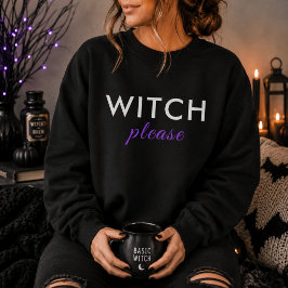 Camiseta de Halloween Modern Witch Please – Blusa 