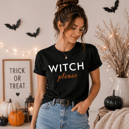 Camiseta de Halloween Modern Witch Please – Blusa 