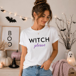 Camiseta de Halloween Modern Witch Please – Blusa 