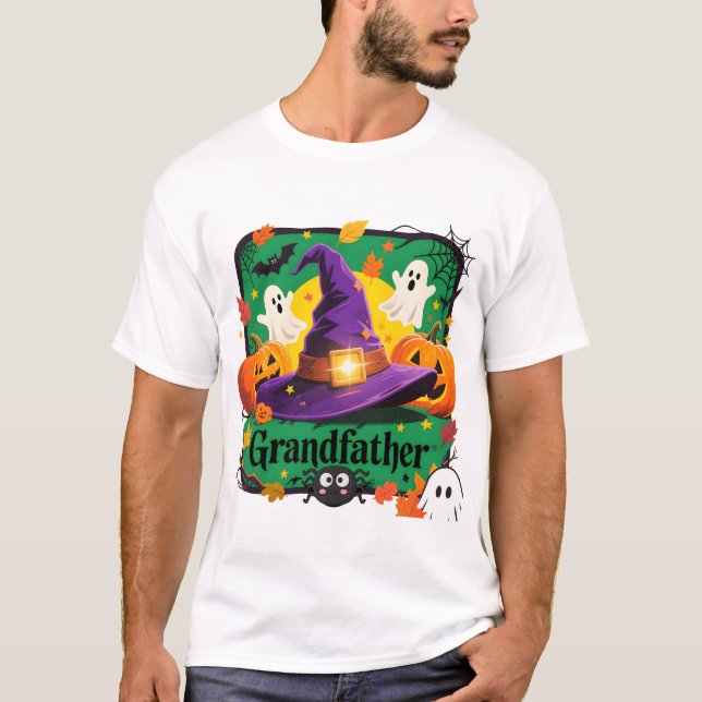 Camiseta de Halloween para Abuelo (Frente)