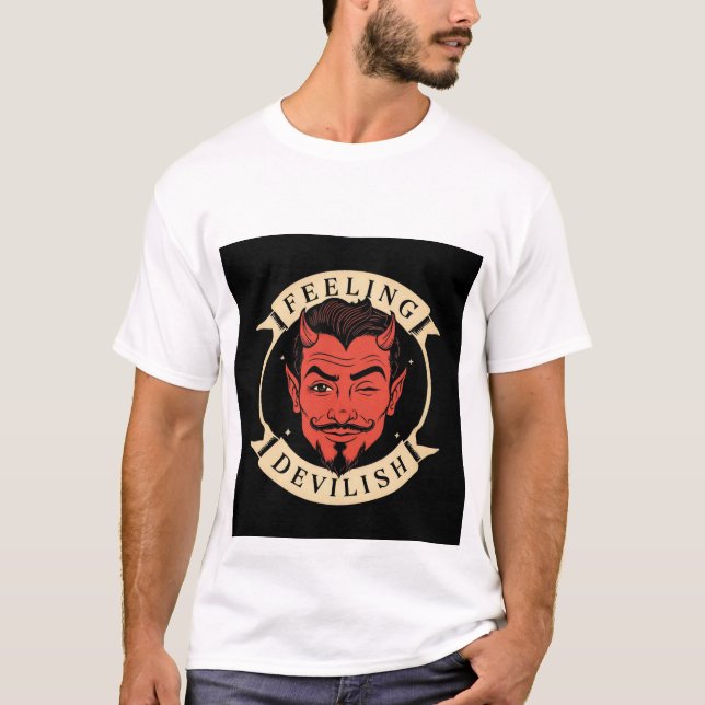 Camiseta de Halloween para homens Eu sou camiseta  (Frente)