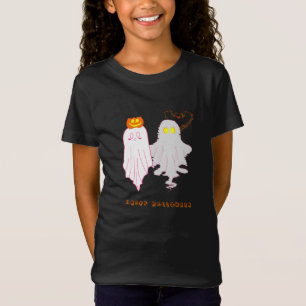 Camiseta de Halloween para menina com fantasmas de