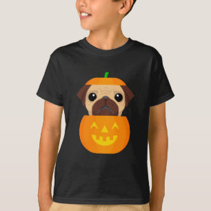 Camiseta de Halloween Pugkin
