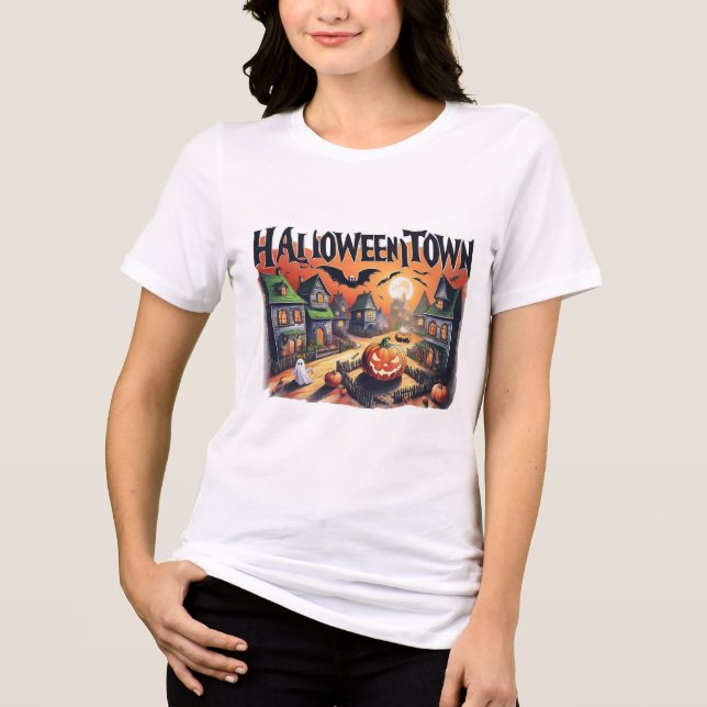 Camiseta de Halloween Village - Encantando Spooky  (Frente)