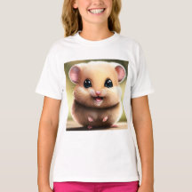 Camiseta de Hamster Bonito - Camisas Animais Bonit