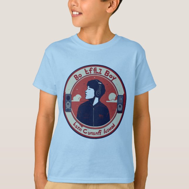 Camiseta de Harmonia de Auscultadores Minimalista (Frente)