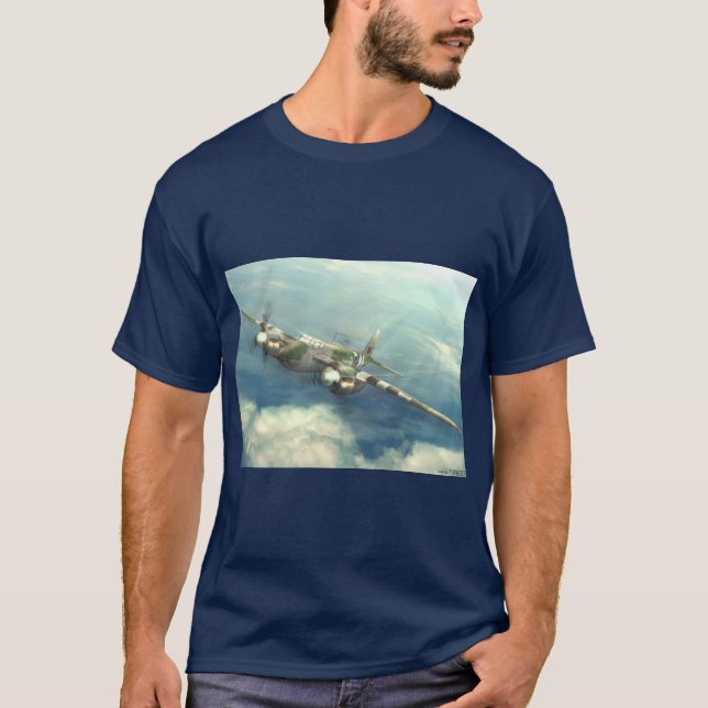Camiseta de havilland Mosquito F.B. avião T-shirt (Frente)