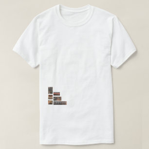 Camiseta de Hem Print - Antiga e Mais Antiga