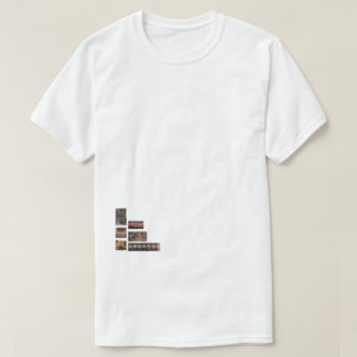 Camiseta de Hem Print - Antiga e Mais Antiga