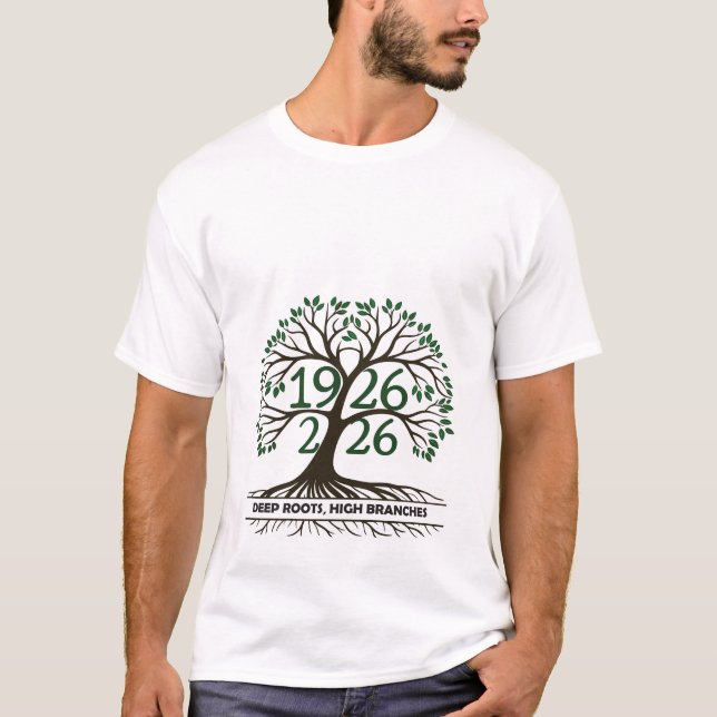 Camiseta de Herança da Árvore Genealógica Deep Roo (Frente)