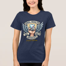 Camiseta de Higienista Dental Defensora da Saúde O