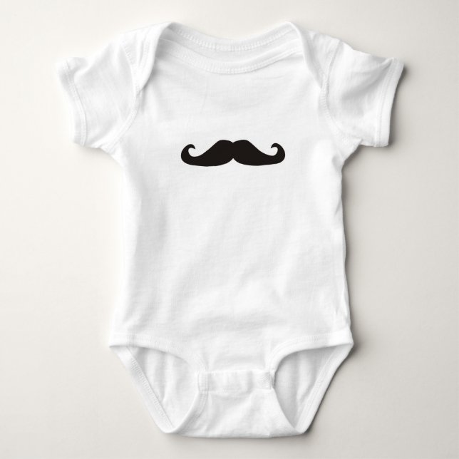 Camiseta de hipsteres de bigode retrô (Frente)