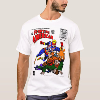 Camiseta de história em quadrinhos do Fighting Ame