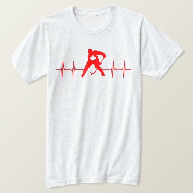 Camiseta de Hockey do Canadá (Frente do Design)