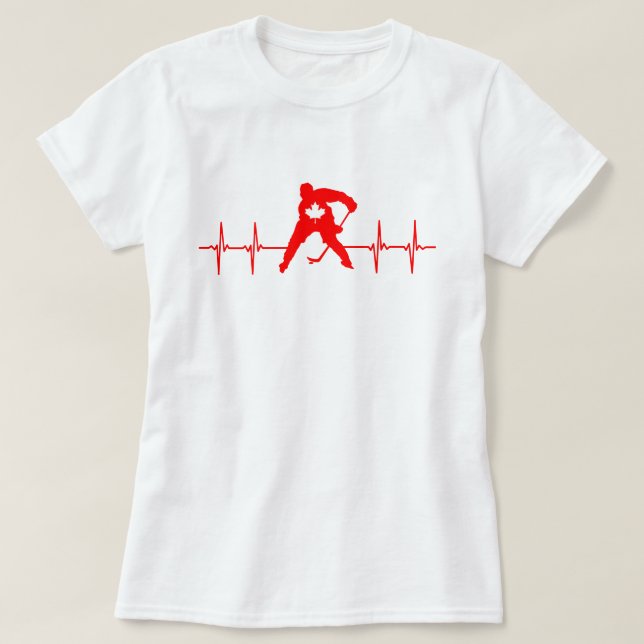 Camiseta de Hockey do Canadá (Frente do Design)