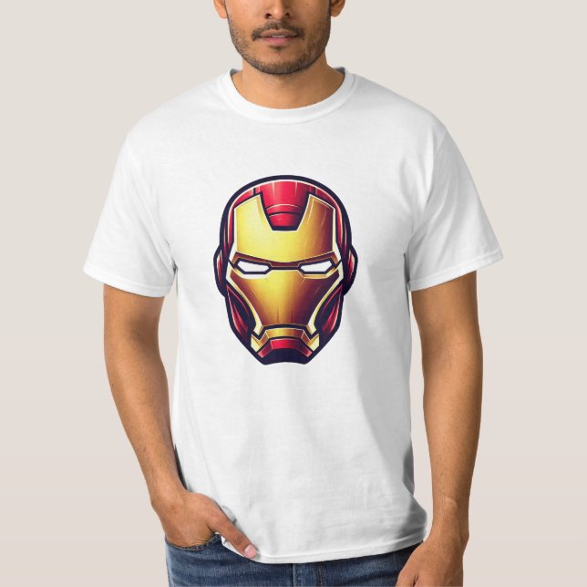 Camiseta de homem de ferro (Frente)