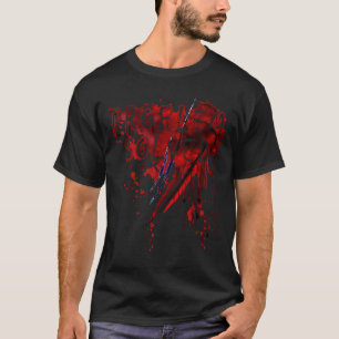 Camiseta de Homem Problema Resolvido Terror Sangre