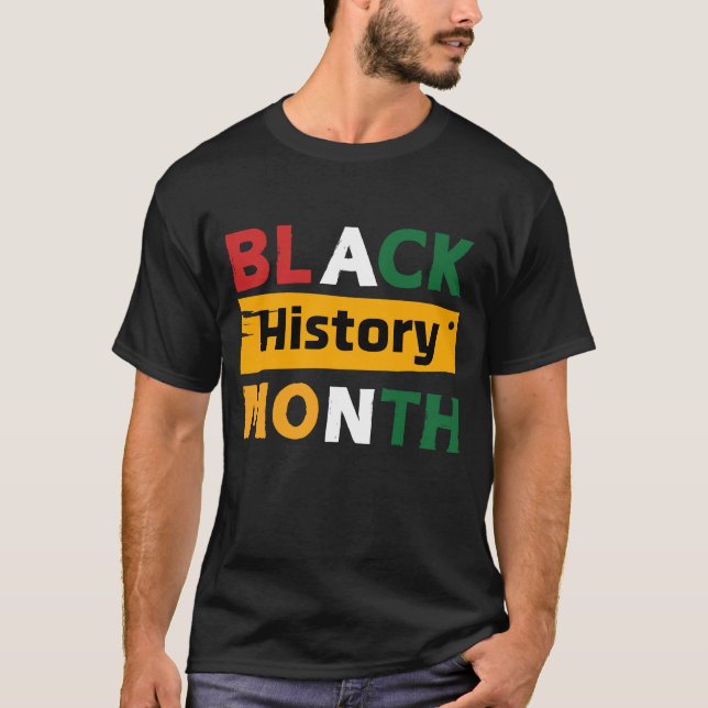 Camiseta de Homens Legados do Mês da História Negr (Frente)