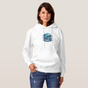 Camiseta de Hoodie Bali com Amor Azul e Verde