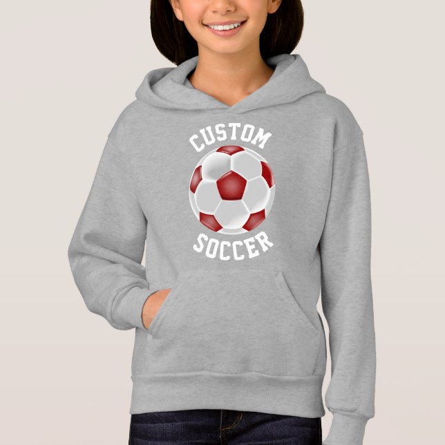 Camiseta de Hoodie Hoodie Red Ball Girls (Frente)