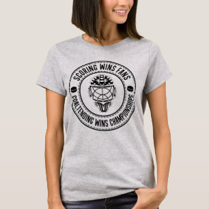 Camiseta de Hóquei em Campeonatos Ganhos de Goalte