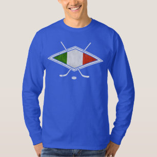 Camiseta de Hóquei no Gelo com Nome e Número