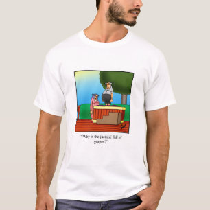Camiseta De Humor De Vinho Feita Para Ele