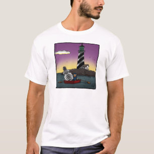 Camiseta de Humor Engraçado com Farol