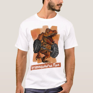 Camiseta de Humor T-Rex para Amantes de Academia -