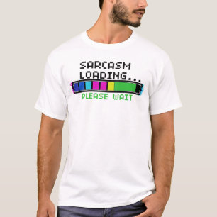 Camiseta de Humor Tech – Sarcasmo Carregando Por F