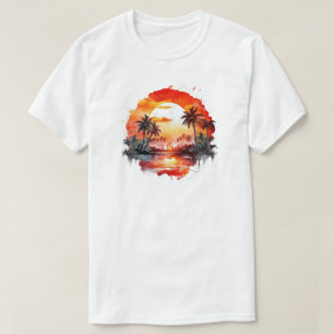 Camiseta de Ilha Tropical