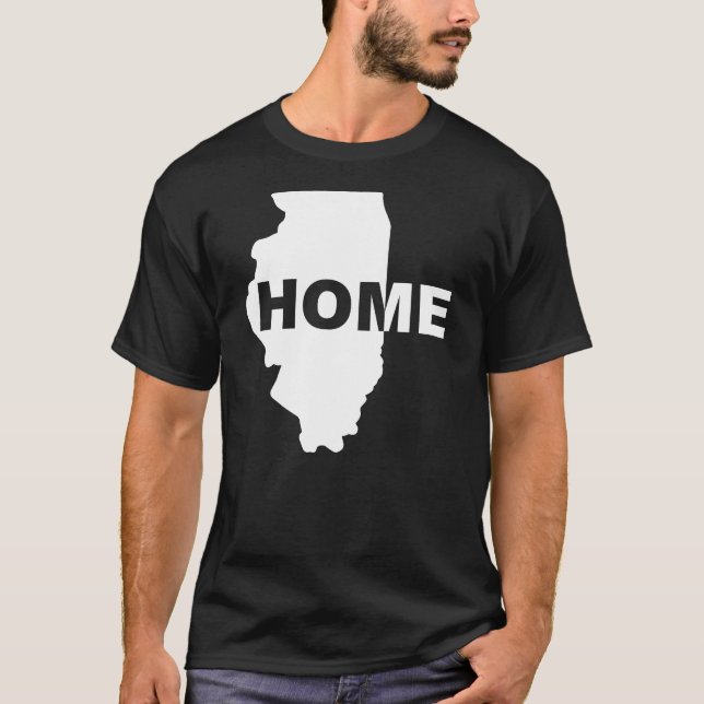 Camiseta de Illinois - Lar Longe de Casa (Frente)