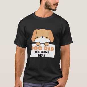 Camiseta de ilustração de cachorro fofinho do Papa