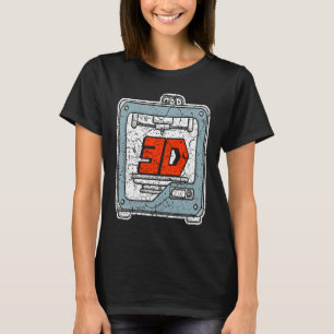 Camiseta de Impressão 3D para um Entusiasta de Imp