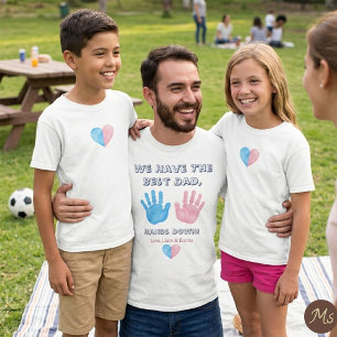 Camiseta de impressão digital em aquarela Melhor P