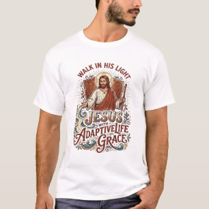 Camiseta de Incentivo à Deficiência Jesus Inspiraç