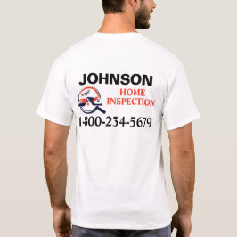 Camiseta de Inspeção Profissional de Casa