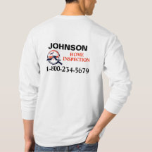 Camiseta de Inspeção Profissional de Casa