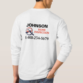 Camiseta de Inspeção Profissional de Casa