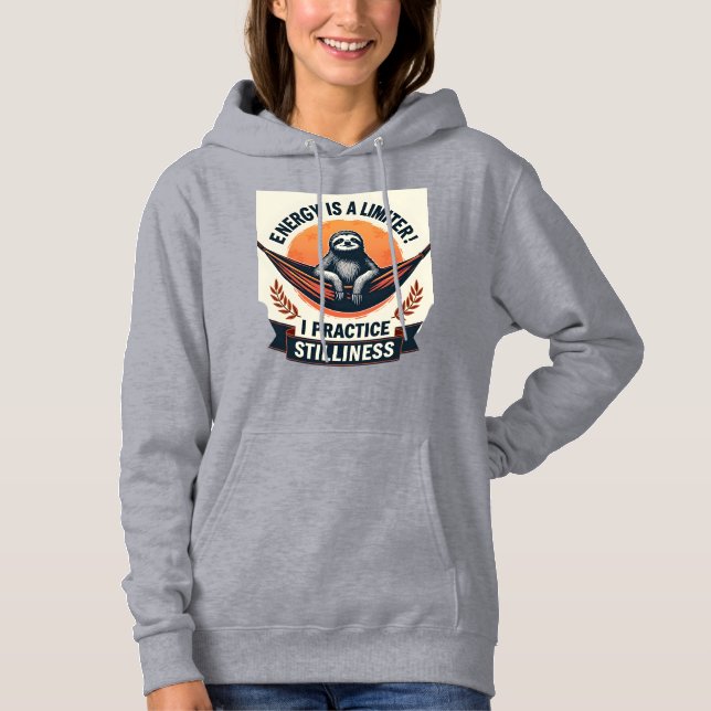 Camiseta de Introvertido Engraçado Vintage Sloth S (Frente)