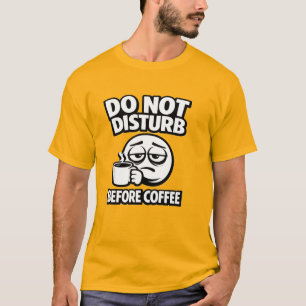 Camiseta de Introvertido 'Não Perturbe Antes do Ca