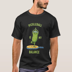 Camiseta de Ioga de Pepino Engraçada Pickleball é