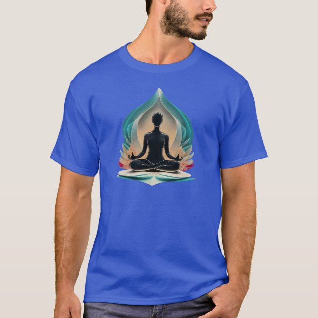 Camiseta de Ioga Meditação  (Frente)