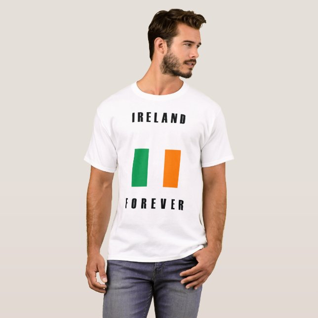 Camiseta De Ireland divisa para sempre (Frente Completa)