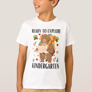 Camiseta de jardim de infância pronta para explora