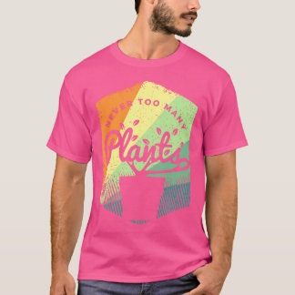 Camiseta de jardinagem para amante de jardim e pla