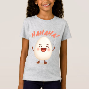 Camiseta de Jersey Fina de Garotas de Desenho Anim
